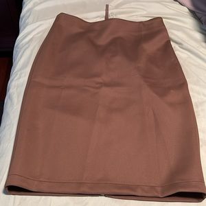 Catherine Malandrino Women's Exposed Zipper Slim Skirt